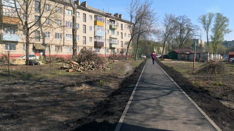 В Тамбове продолжают благоустраивать дворы