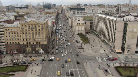 В Москву прибыла колонна участников всероссийского автопробега профсоюзов