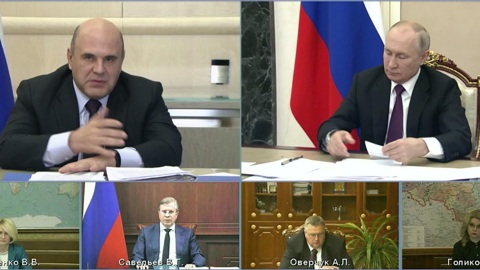 Владимир Путин провёл совещание с членами Правительства