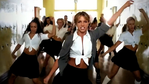 Видео из клипа "Britney Spears – ...Baby One More Time"