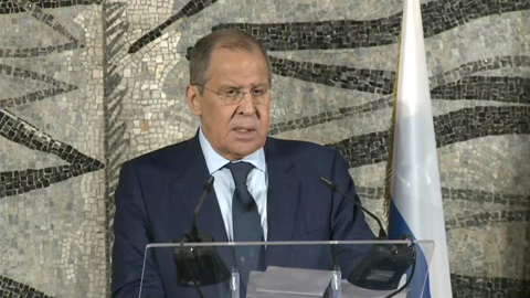 Лавров поприветствовал учащихся в новой гимназии имени Примакова