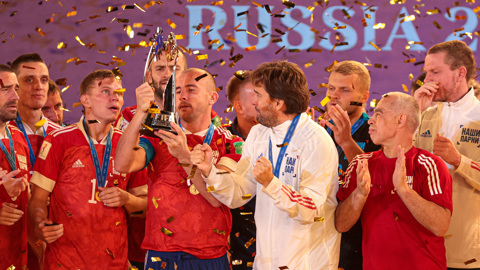 Сборная России стала чемпионом мира по пляжному футболу