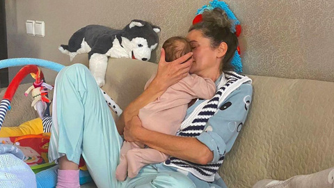 Оксана Фандера показала фотографию двухмесячного внука