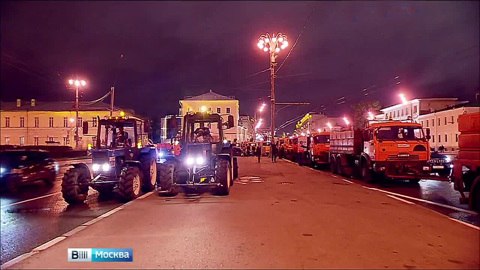 В преддверии Дня города в Москве промыли тоннели, мосты и другие объекты