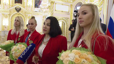 Награждение в Кремле: лучший олимпийский результат россиян отметил Путин