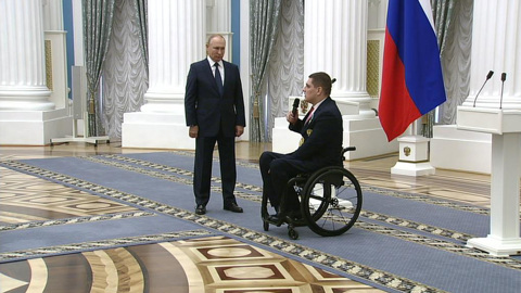 Путин наградил победителей Паралимпиады в Токио