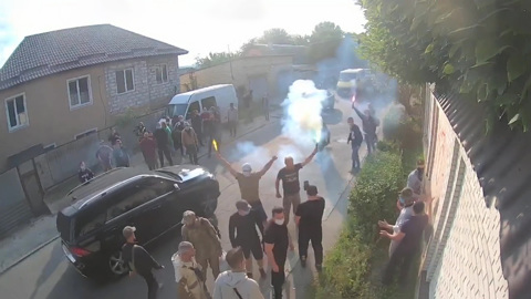 На дом Медведчука в Киеве напали радикалы