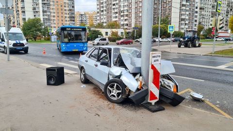 Шесть автомобилей столкнулись на Люблинской улице