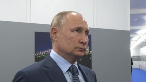 Интервью Владимира Путина ведущей телеканала CNBC Хэдли Гэмбл