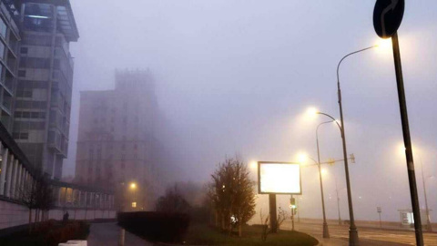 Туман в Москве сохранится примерно до 10 часов утра