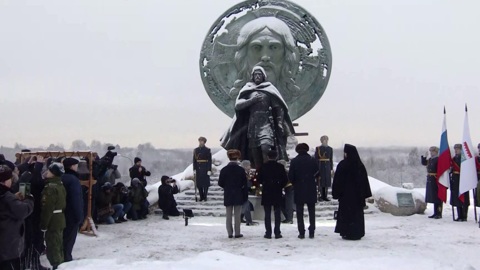 В Ленинградской области открыли мемориальный комплекс "Молитва перед боем"