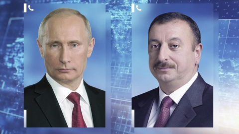 Путин поздравил Ильхама Алиева с днем рождения
