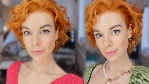 Рыжая нимфа: Старшенбаум показала результат преображения