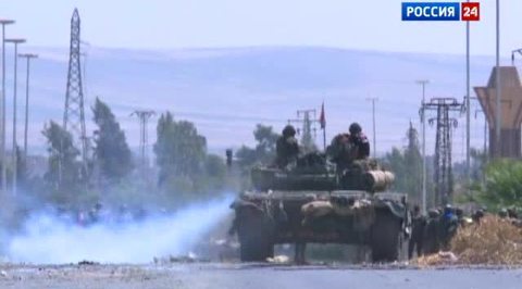 Эль-Кусейр молится на сирийскую армию