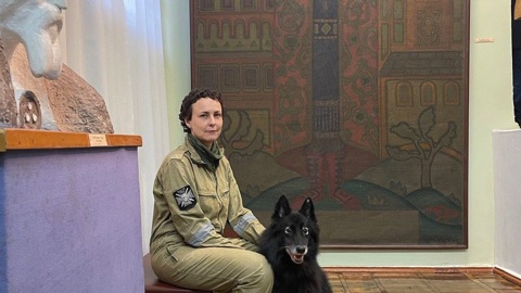 Юлия Чичерина приняла гуманитарную помощь для животных в Мелитополе