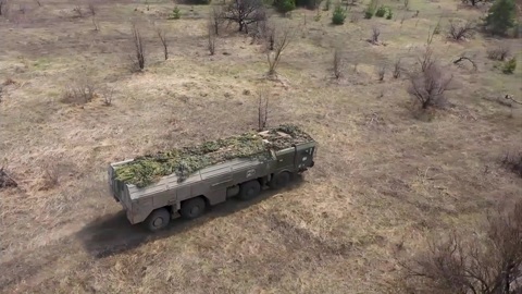 Минобороны РФ показало кадры работы комплекса «Искандер» на Украине