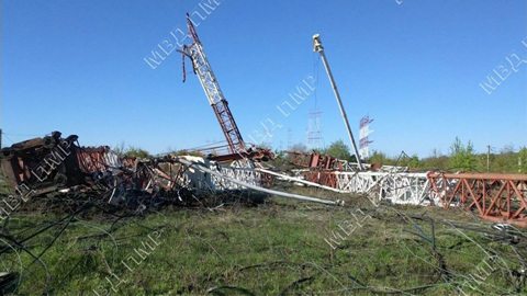 В Приднестровье взрывами выведены из строя антенны радиоцентра