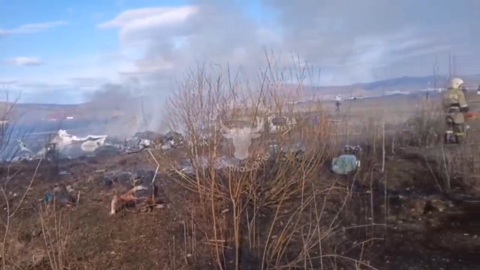 Вертолет Ми-8 совершил жесткую посадку в Забайкалье, погиб человек