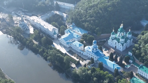 МО: украинские националисты подожгли скит Всех Святых Земли Русской