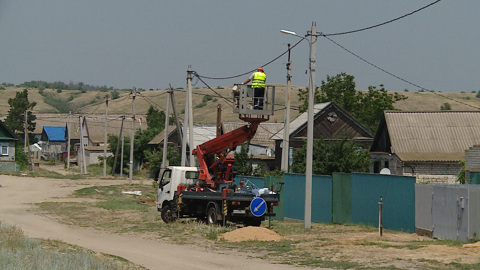 В Волгоградской области обновляют систему уличного освещения