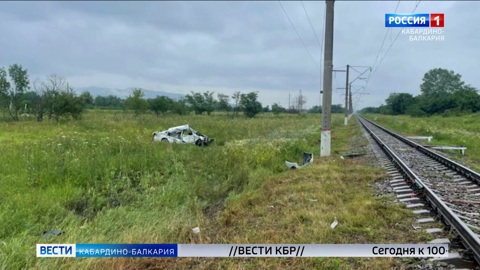 В Терском районе произошла авария на железнодорожном переезде