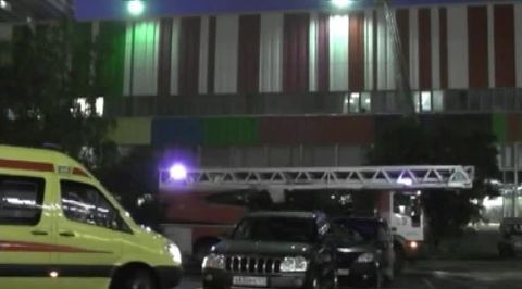 Москва. Пожар в телецентре "Останкино"