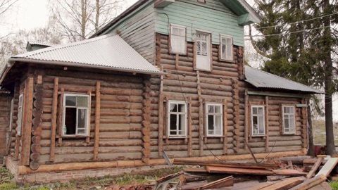 Здание Вилегодского краеведческого музея реставрируют в Архангельской области