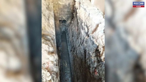 На улице Ленина в Пскове обнаружены деревянные канализационные сети