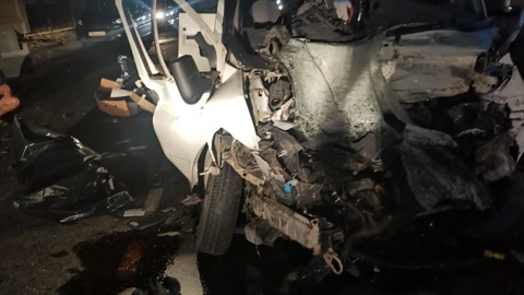 В ночной аварии в Новороссийске погибли два человека