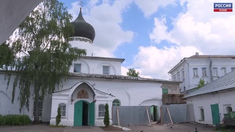 В церкви Михаила Архангела в Пскове завершаются противоаварийные работы