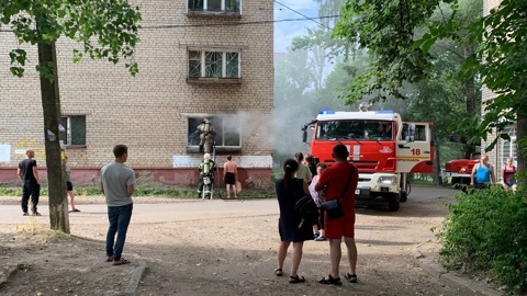 В Ярославле горела квартира в пятиэтажном жилом доме