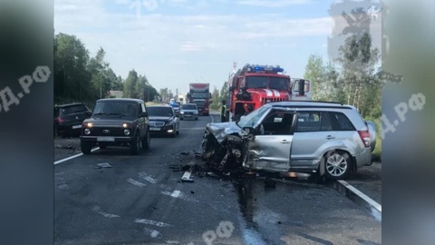 В Ярославской области в ДТП с участием 5 машин погибли два человека