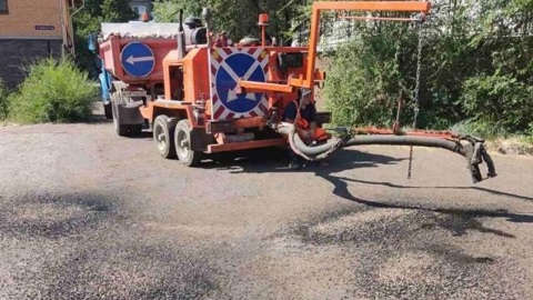 В Улан-Удэ идет ямочный ремонт внутриквартальных проездов