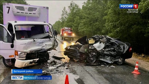 В Батецком районе на автодороге Новгород – Луга в ДТП погиб человек
