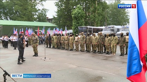 В Великий Новгород вернулись бойцы регионального управления Росгвардии, принимавшие участие в специальной военной операции на Украине
