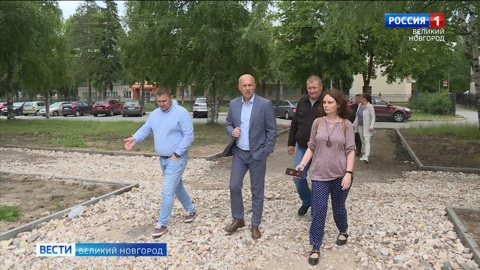 Все работы по благоустройству сквера Мужества в Великом Новгороде подрядчик должен завершить до 31 июля