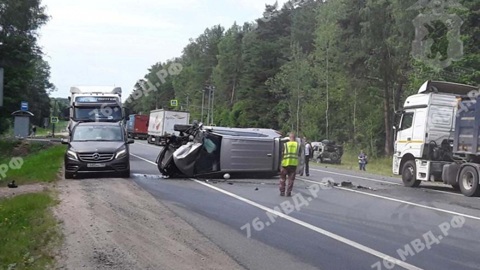 В Ярославской области в ДТП пострадали пять человек