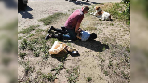 10-летняя дочка полицейского помогла отцу задержать грабителя в Нижнем Новгороде