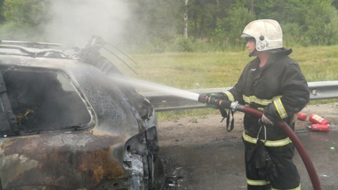 Во Владимирском регионе вновь горят автомобили