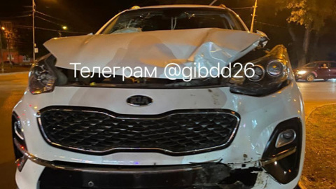 Неопытный водитель спровоцировал серьёзную аварию в Георгиевске