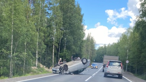 Пожилой мужчина пострадал в ДТП на дороге в Лососинное