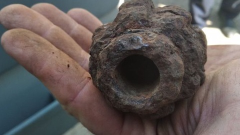 Корпус гранаты нашли во время земляных работ в Воткинске