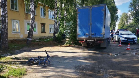 В пригороде Йошкар-Олы грузовик сбил ребенка на велосипеде