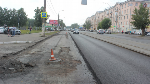 Дорожные работы начались на улице Гагарина в Ижевске