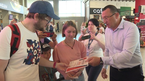 В калининградском аэропорту определили двухмиллионного пассажира
