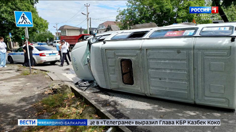 В КБР в результате ДТП пострадали пятеро человек