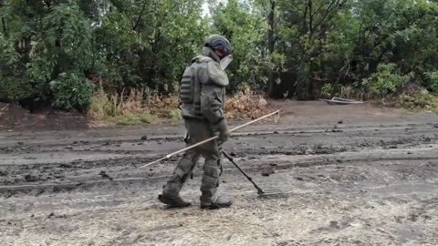 Саперы ВС России продолжают разминирование территорий Донбасса