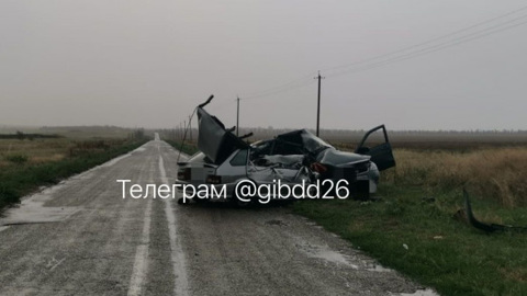 На Ставрополье несовершеннолетний водитель-бесправник погиб в ДТП