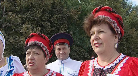 Казаки спели гимн Войсковому Вознесенскому собору
