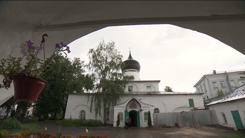 В Пскове завершили противоаварийные работы в церкви Михаила и Гавриила Архангелов